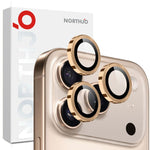 NORTHJO Camera Lens Protector CD Metal Ring Tempered Glass Film, For iPhone 17 Pro / 17 Pro Max