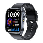 ET572 2.0 inch Color Screen Smart Watch Silicone Strap, Support Supports Health Monitoring / ECG