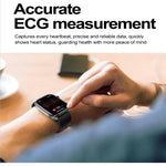 ET572 2.0 inch Color Screen Smart Watch Silicone Strap, Support Supports Health Monitoring / ECG