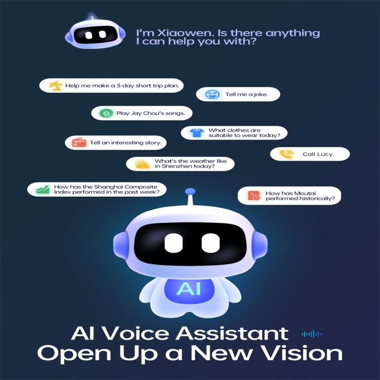 W300 Smart Glasses, Support UV Ultraviolet Detection / AI Intelligent Translation / Bluetooth Calling