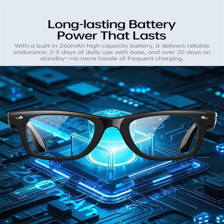 W300 Smart Glasses, Support UV Ultraviolet Detection / AI Intelligent Translation / Bluetooth Calling
