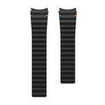 Wavy Grain Stitched Magnetic Silicone Watch Band, For Samsung Galaxy Watch 7 / 6 / 5 / 4
