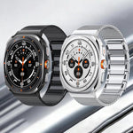 Magnetic Woven I-Shaped Stainless Steel Watch Band, For Samsung Galaxy Watch Ultra 47mm / Ultra 2025