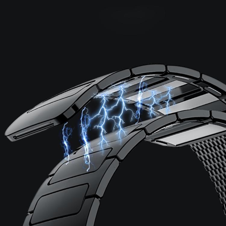 Magnetic Woven I-Shaped Stainless Steel Watch Band, For Samsung Galaxy Watch Ultra 47mm / Ultra 2025