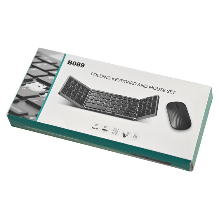 B089 Foldable Wireless Keyboard Mouse Set