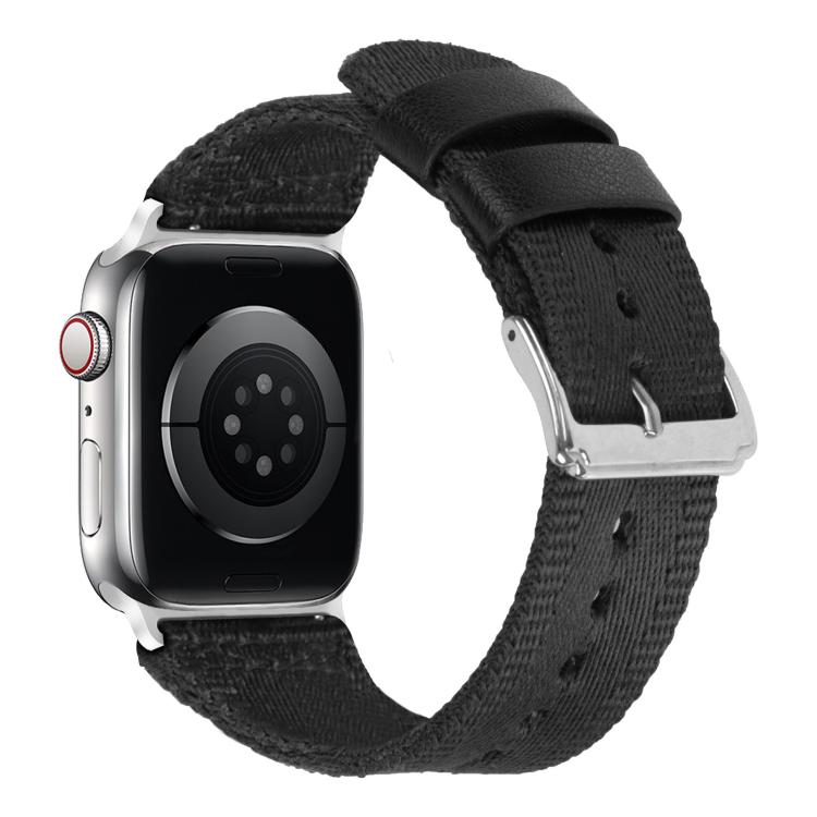 Quick Release Buckle Canvas Woven Nylon Watch Band, For Apple Watch 46mm / 49mm / 45mm / 44mm, For Apple Watch 42mm / 41mm / 40mm / 38mm