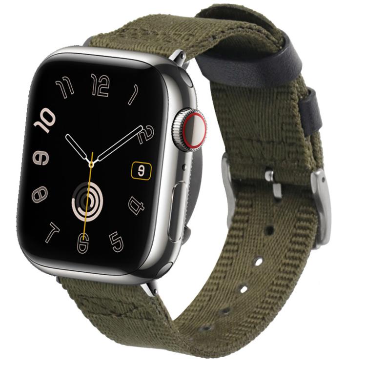 Quick Release Buckle Canvas Woven Nylon Watch Band, For Apple Watch 46mm / 49mm / 45mm / 44mm, For Apple Watch 42mm / 41mm / 40mm / 38mm