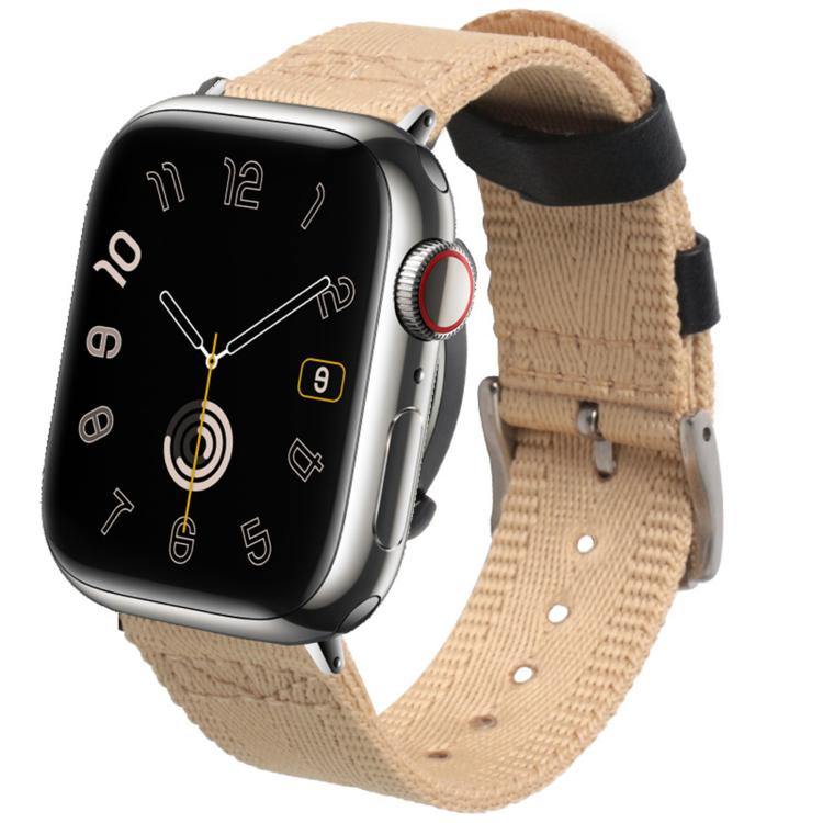Quick Release Buckle Canvas Woven Nylon Watch Band, For Apple Watch 46mm / 49mm / 45mm / 44mm, For Apple Watch 42mm / 41mm / 40mm / 38mm