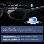 W620 Smart Glasses, Support AI Voice Wake-Up / AI Photo Recognition / AI Intelligent Translation
