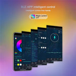 S14 RGBIC LED App and Voice Control Bluetooth Smart Outdoor String Lights 12M 20 Bulbs