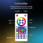 S14 IP65 Waterproof RGBIC WiFi BLE App Remote Control Smart WiFi String Lights 12M 20 Bulbs