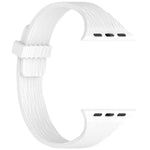 Water Wood Grain Small Waist Magnetic Silicone Watch Band, For Apple Watch 46mm / 49mm / 45mm / 44mm, For Apple Watch 42mm / 41mm / 40mm / 38mm