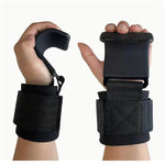 1 Pair Fitness Steel Plate Assist Hook Wristband