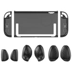 Split-style Console Protective Case with Three Sets of Interchangeable Grips (Large, Medium, Small), For Nintendo Switch 2