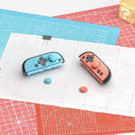 Game Console Controllers Detachable Dual-Color Split Silicone Protective Case with Joystick Caps, For Nintendo Switch 2