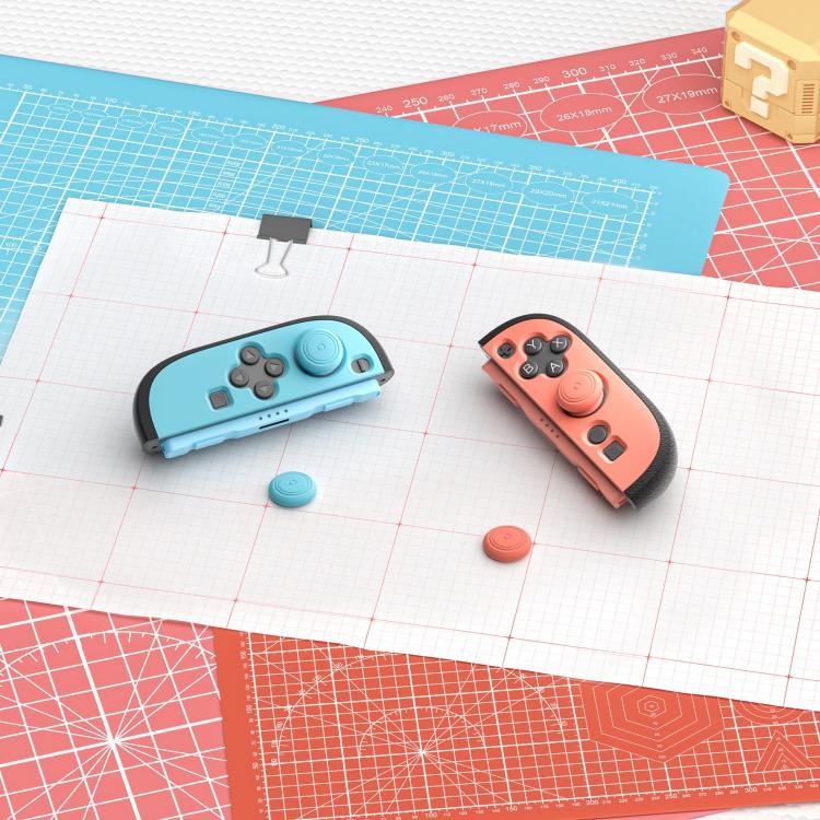 Game Console Controllers Detachable Dual-Color Split Silicone Protective Case with Joystick Caps, For Nintendo Switch 2