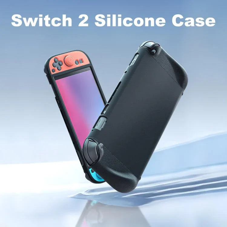 Game Console Controllers Detachable Dual-Color Split Silicone Protective Case with Joystick Caps, For Nintendo Switch 2