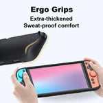 Game Console Controllers Detachable Dual-Color Split Silicone Protective Case with Joystick Caps, For Nintendo Switch 2