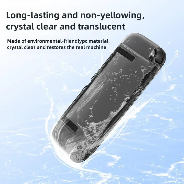 Game Console Crystal Clear Split-Style PC Protective Case, For Nintendo Switch 2