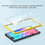 Gaming Console 2-Piece Tempered Glass Screen Protector + Alignment Frame Set, For Nintendo Switch 2