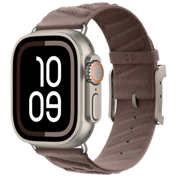 Style H Twill Nylon Watch Band, For Apple Watch 46mm / 49mm / 45mm / 44mm, For Apple Watch 42mm / 41mm / 40mm / 38mm