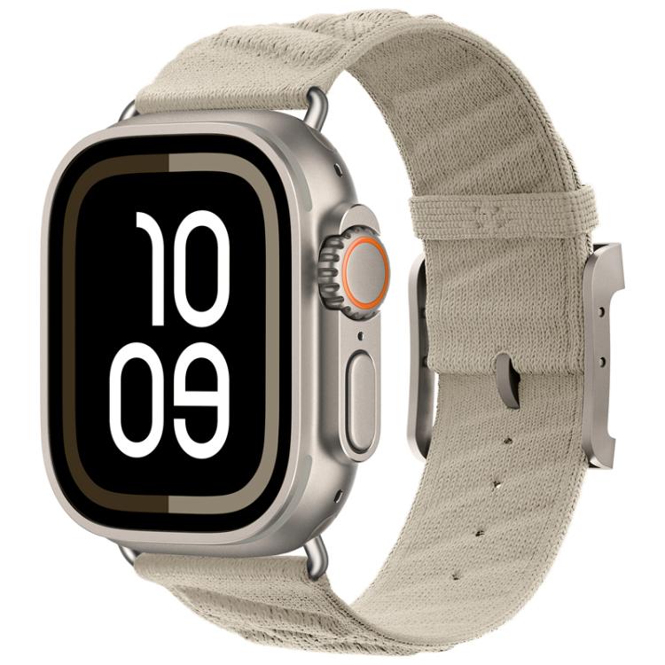 Style H Twill Nylon Watch Band, For Apple Watch 46mm / 49mm / 45mm / 44mm, For Apple Watch 42mm / 41mm / 40mm / 38mm