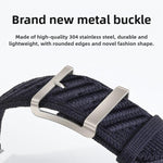 Style H Twill Nylon Watch Band, For Apple Watch 46mm / 49mm / 45mm / 44mm, For Apple Watch 42mm / 41mm / 40mm / 38mm