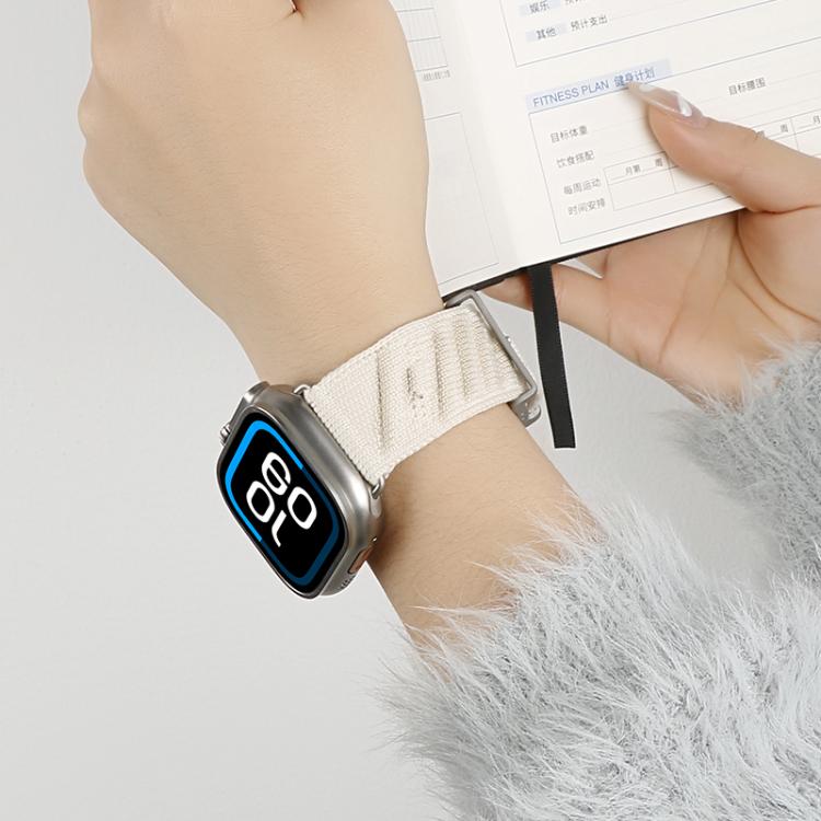 Style H Twill Nylon Watch Band, For Apple Watch 46mm / 49mm / 45mm / 44mm, For Apple Watch 42mm / 41mm / 40mm / 38mm