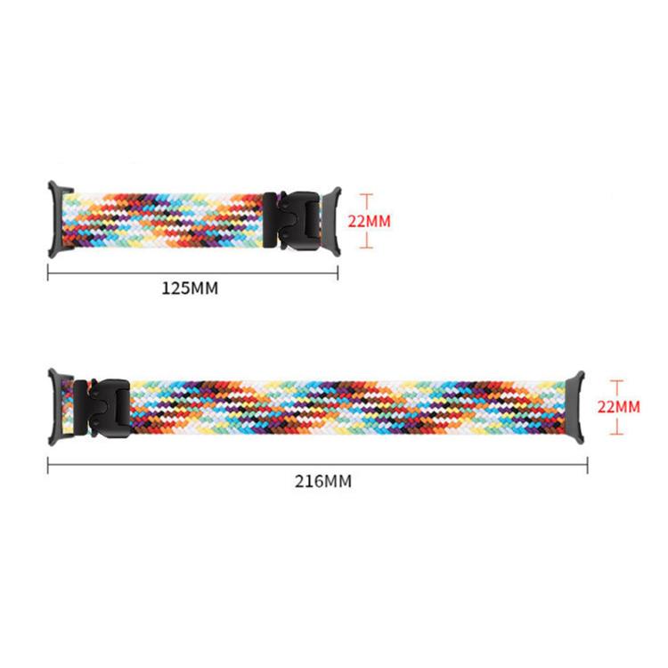 Parachute Buckle Elastic Nylon Braided Watch Band, For Samsung Galaxy Watch8 / Watch8 Classic
