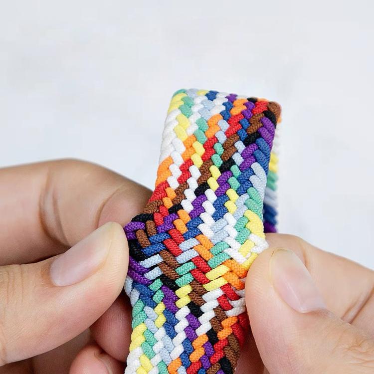 Parachute Buckle Elastic Nylon Braided Watch Band, For Samsung Galaxy Watch8 / Watch8 Classic