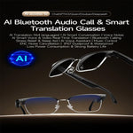 W100D Smart Glasses, Support AI Intelligent Translation / AI Conversation / BT Calling