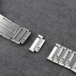 Curved Quick Release Butterfly Buckle Stainless Steel Watch Band, For  Samsung Galaxy Watch Ultra 47mm / Ultra 2025, For Samsung Galaxy Watch8 / Watch8 Classic