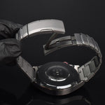 Curved Quick Release Butterfly Buckle Stainless Steel Watch Band, For  Samsung Galaxy Watch Ultra 47mm / Ultra 2025, For Samsung Galaxy Watch8 / Watch8 Classic