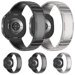 Curved Quick Release Butterfly Buckle Stainless Steel Watch Band, For  Samsung Galaxy Watch Ultra 47mm / Ultra 2025, For Samsung Galaxy Watch8 / Watch8 Classic