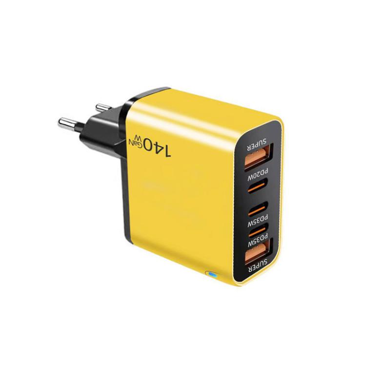 TE-PD43 Type-C x 3, USB-A x 2 Multi-port Charger for Mobile Phones / Tablets，EU Plug, EU Plug