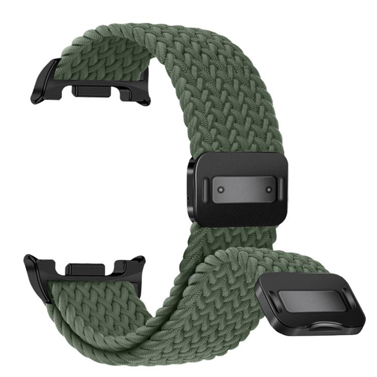 Magnetic Snap Elastic Nylon Braided Watch Band, For Samsung Galaxy Watch8 / Watch8 Classic