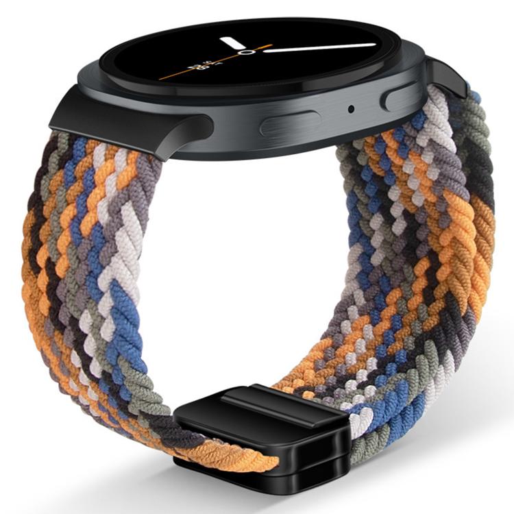 Magnetic Snap Elastic Nylon Braided Watch Band, For Samsung Galaxy Watch8 / Watch8 Classic