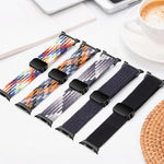 Magnetic Snap Elastic Nylon Braided Watch Band, For Samsung Galaxy Watch8 / Watch8 Classic