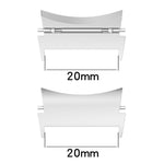 One Pair 20mm Stainless Steel Metal Head Watch Band Connector, For Samsung Galaxy Watch7 40mm / 44mm