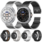 Magnetic Clasp Stainless Steel Watch Band, For Samsung Galaxy Watch8 / Watch8 Classic