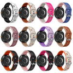 Dual Color Engraved Silicone Watch Band, For Samsung Galaxy Watch8 / Watch8 Classic