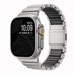 Norman Magnetic Buckle Titanium Metal Watch Band, For Apple Watch 46mm / 49mm / 45mm / 44mm