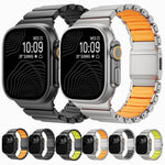 Norman Magnetic Buckle Titanium Metal Watch Band, For Apple Watch 46mm / 49mm / 45mm / 44mm