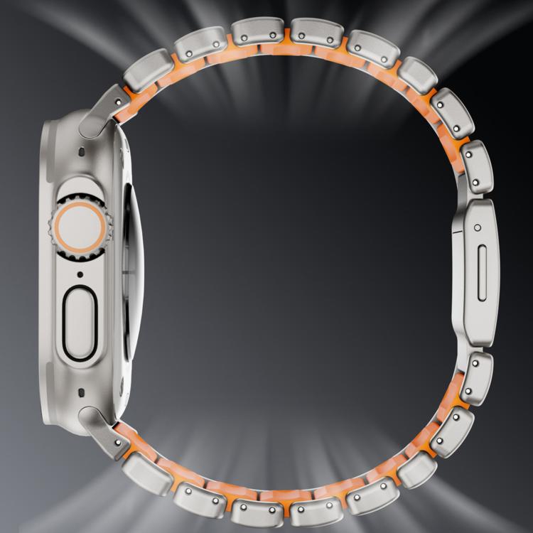 Norman Magnetic Buckle Titanium Metal Watch Band, For Apple Watch 46mm / 49mm / 45mm / 44mm