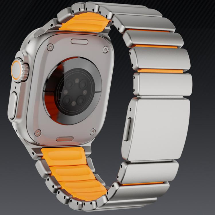 Norman Magnetic Buckle Titanium Metal Watch Band, For Apple Watch 46mm / 49mm / 45mm / 44mm