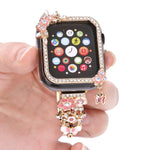 Tassel Flower Single Diamond Hollow PC Watch Shell, For Apple Watch Series 6 / 5 / 4 & SE 44mm, For Apple Watch Series 6 / 5 / 4 & SE 40mm, For Apple Watch Series 10 / 11 46mm, For Apple Watch Series 10 / 11 42mm, For Apple Watch Series 9 / 8 / 7 44mm ...