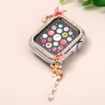 Tassel Butterfly Single Diamond Hollow PC Watch Shell, For Apple Watch Series 6 / 5 / 4 & SE 44mm, For Apple Watch Series 6 / 5 / 4 & SE 40mm, For Apple Watch Series 9 / 8 / 7 45mm, For Apple Watch Series 9 / 8 / 7 41mm