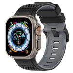 Check Design Breathable Silicone Watch Band, For Apple Watch 46mm / 49mm / 45mm / 44mm