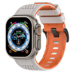 Check Design Breathable Silicone Watch Band, For Apple Watch 46mm / 49mm / 45mm / 44mm