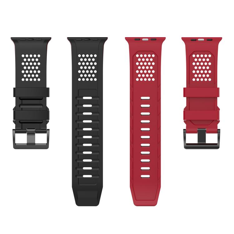 Check Design Breathable Silicone Watch Band, For Apple Watch 46mm / 49mm / 45mm / 44mm